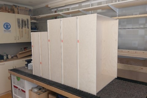 plywoodlådor till sängram